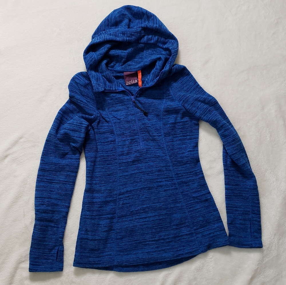 Zella - Half Zip Hooded Fleece Pullover